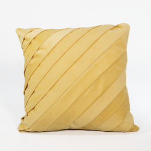 Almohada cuadrada velvet suade Amarillo