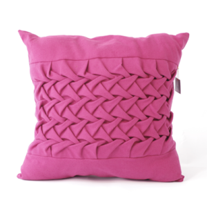 Almohada cuadrada de lino bella